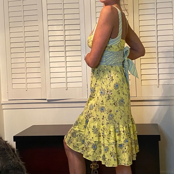Free People mid-length yellow dress - Picture 7 of 15